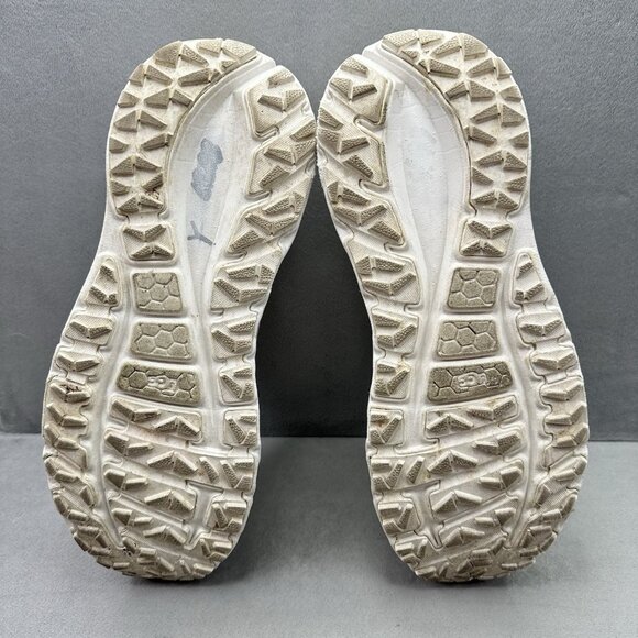 UGG CA805 Womens Size 11 Shoes White Leather Chunky Daddy Platform Sneakers - Picture 7 of 8